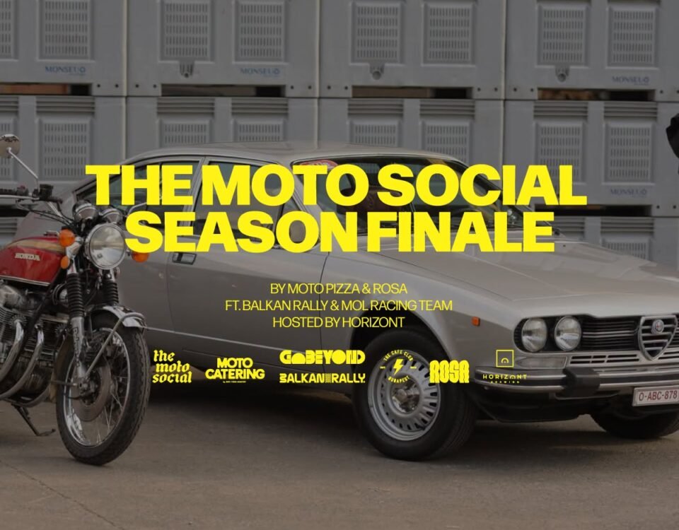 The Moto Social szezonzáró motoros és autós találkozó a Horizont Brewing parkolójában