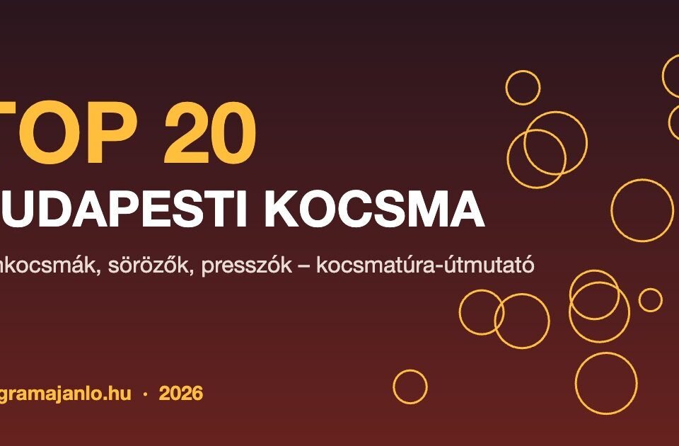 Top 20 budapesti kocsma – kocsmatúra-útmutató 2026